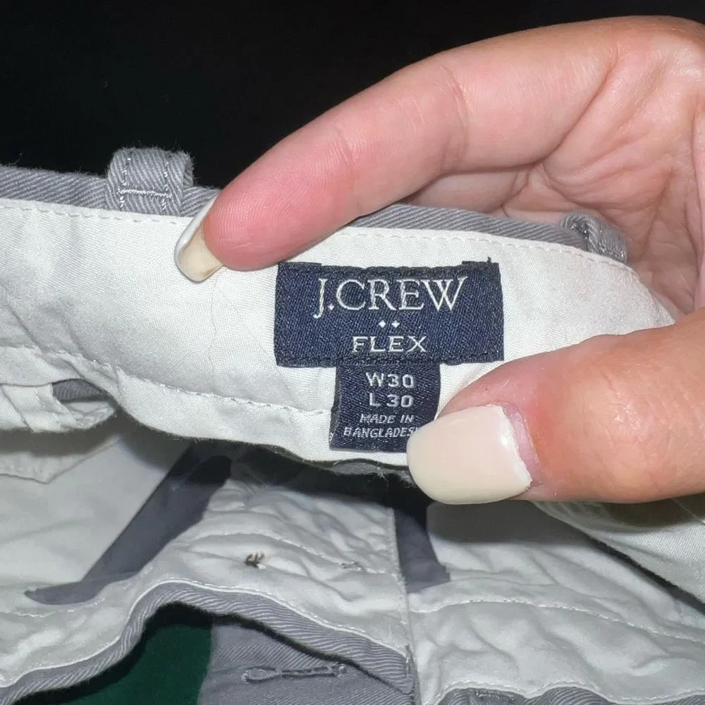 J. Crew Gray Flex Dress Pants Waist 30 L30